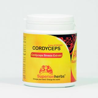 Superionherbs Cordyceps, Housenice čínská, Extrakt 30% polysacharidů, 15, 90 cps