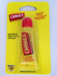Carmex - balzam na pery v tube - 3 kusy